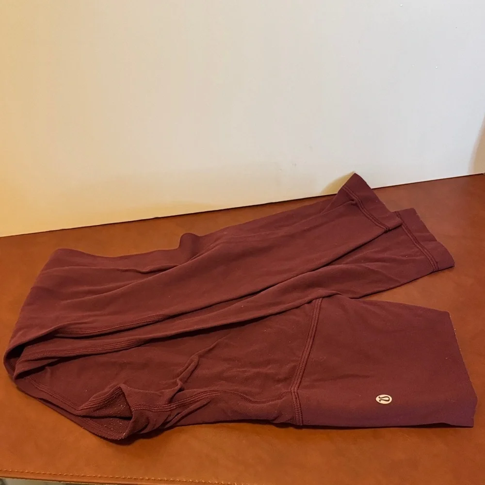 lululemon athletica Burgundy Leggings